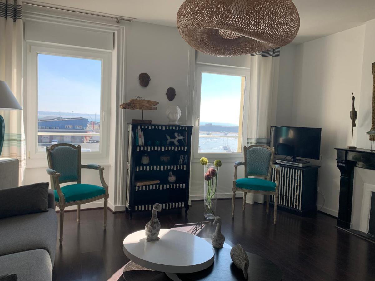 Appartement Villa Chausey, Vue Sur Le Port Granville Esterno foto