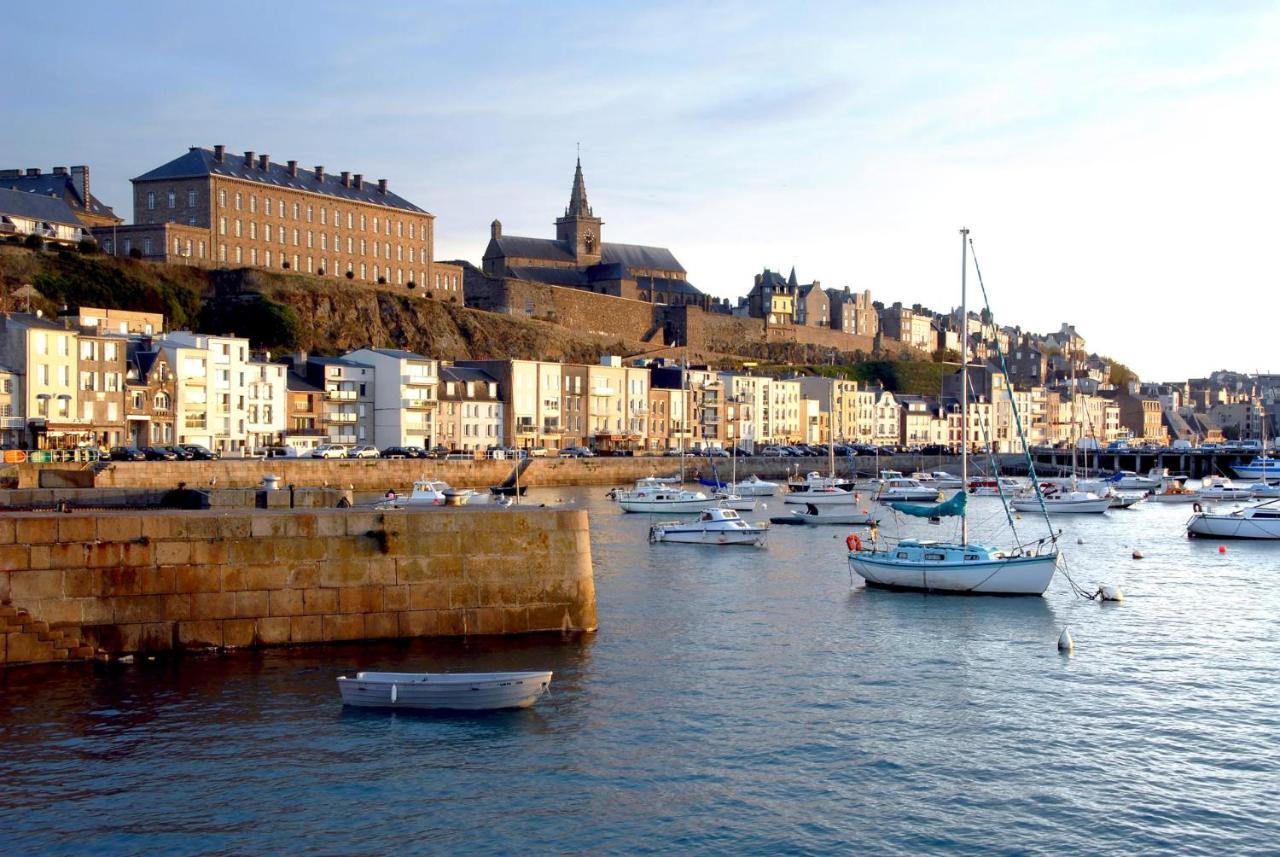 Appartement Villa Chausey, Vue Sur Le Port Granville Esterno foto